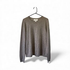 Ellen Tracy Women's Brown/Oatmeal Color Cashmere Sweater Size XL